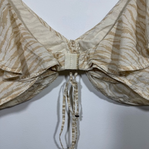 Revolve Tularosa Crop Top Sz Small Sara Top In Gianni Zebra Festival Boho - Picture 4 of 8